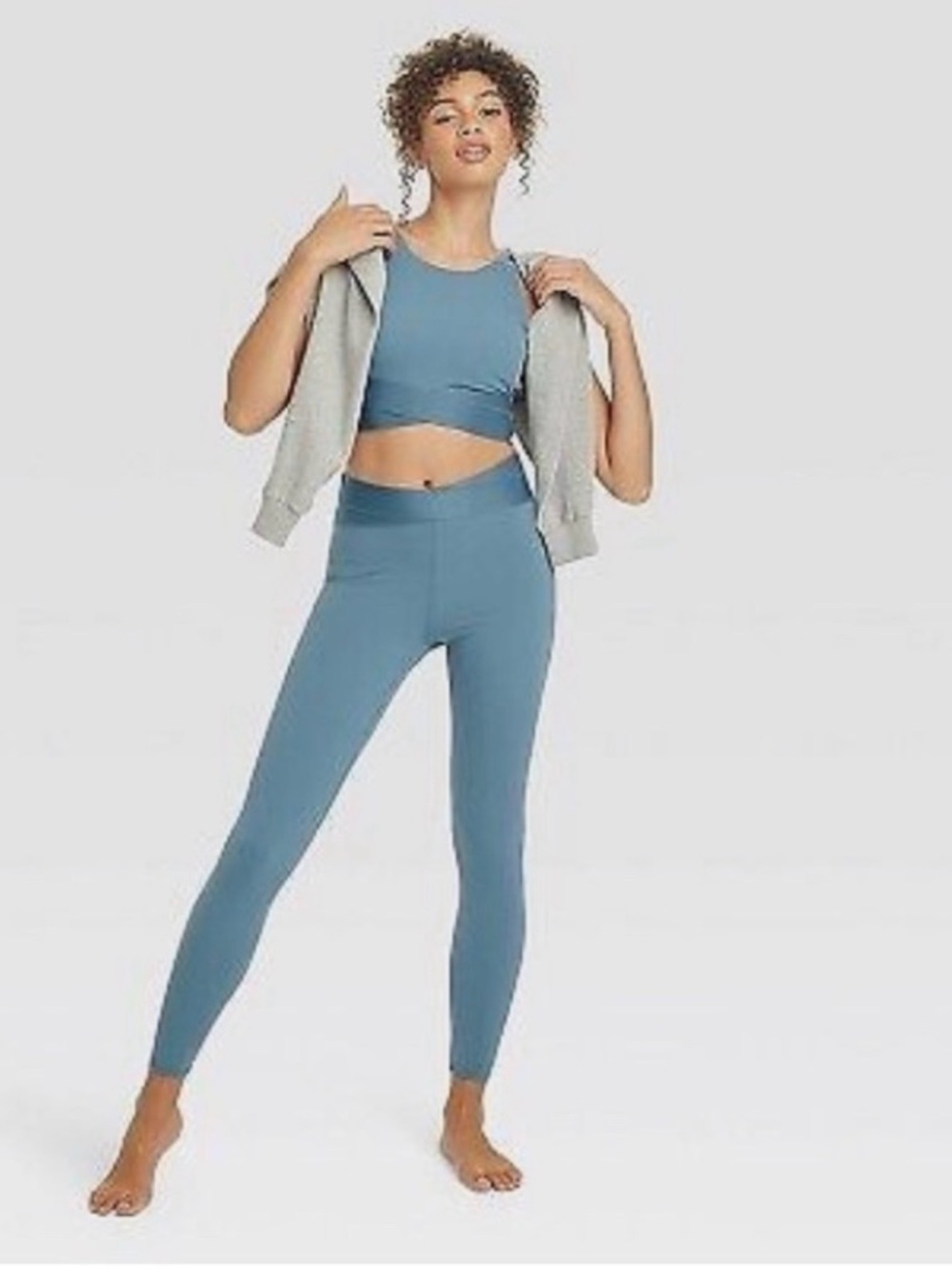 JoyLab Slate Blue Sports Bra